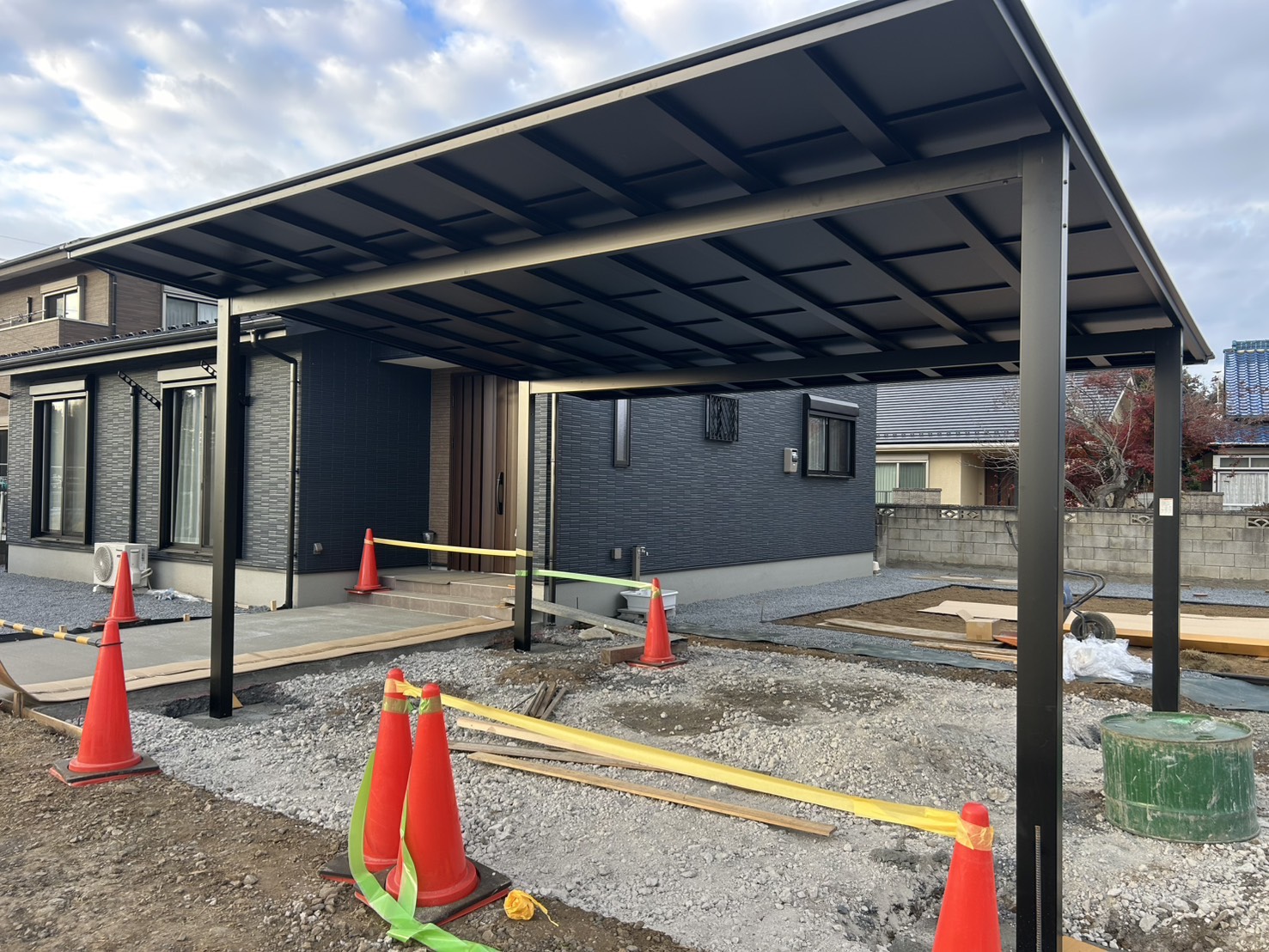 カーポート施工2