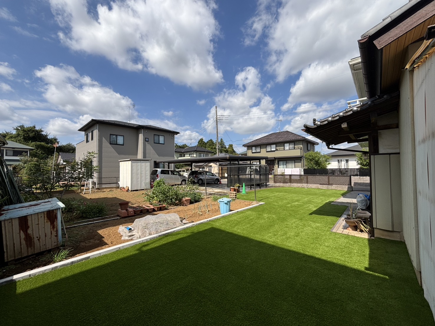 人工芝施工工事